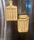 Kitchen Conversion Magnets Housewarming Refrigerator Magnet Gift