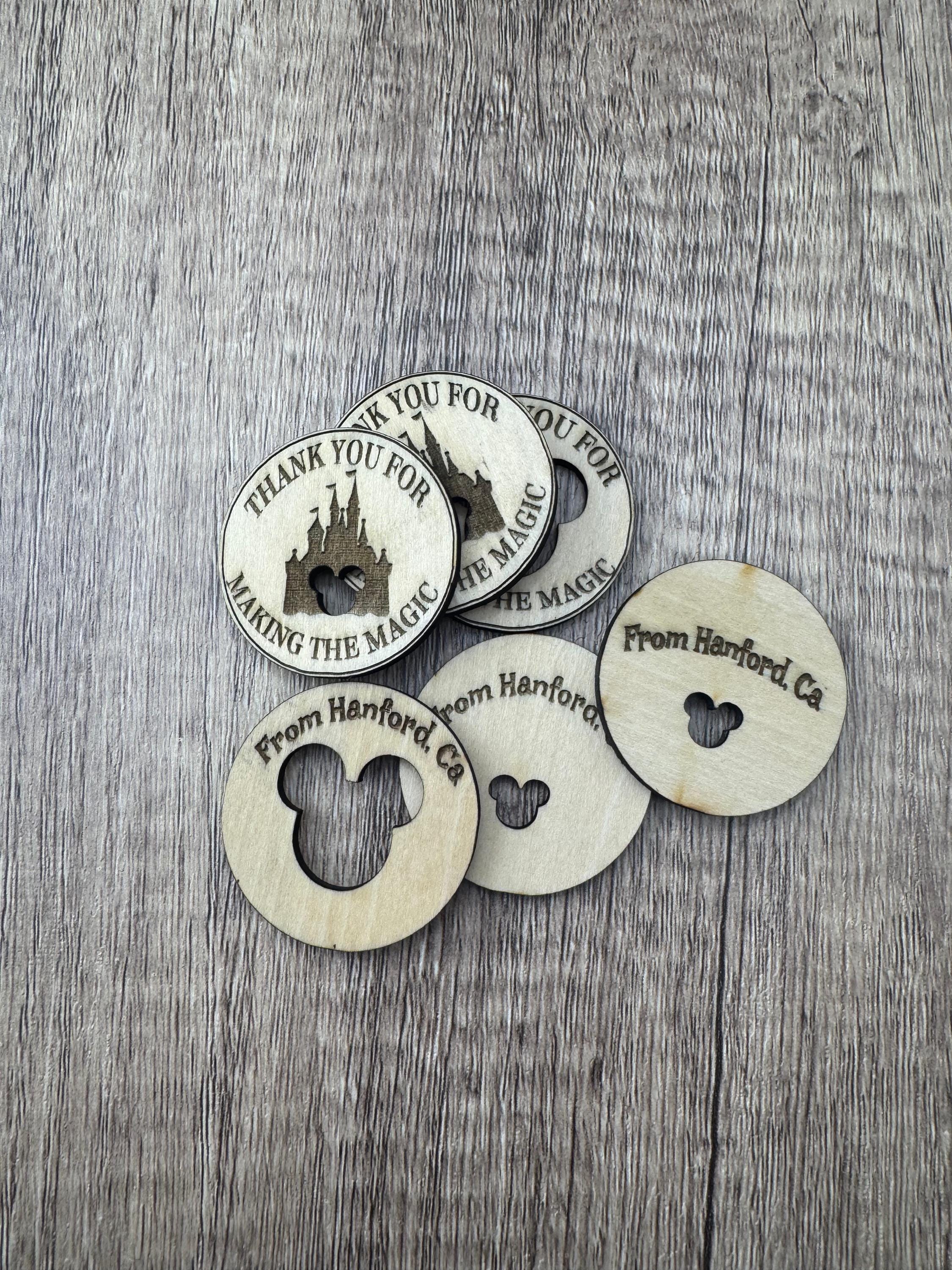 Tokens For Cast Members Appreciation coins