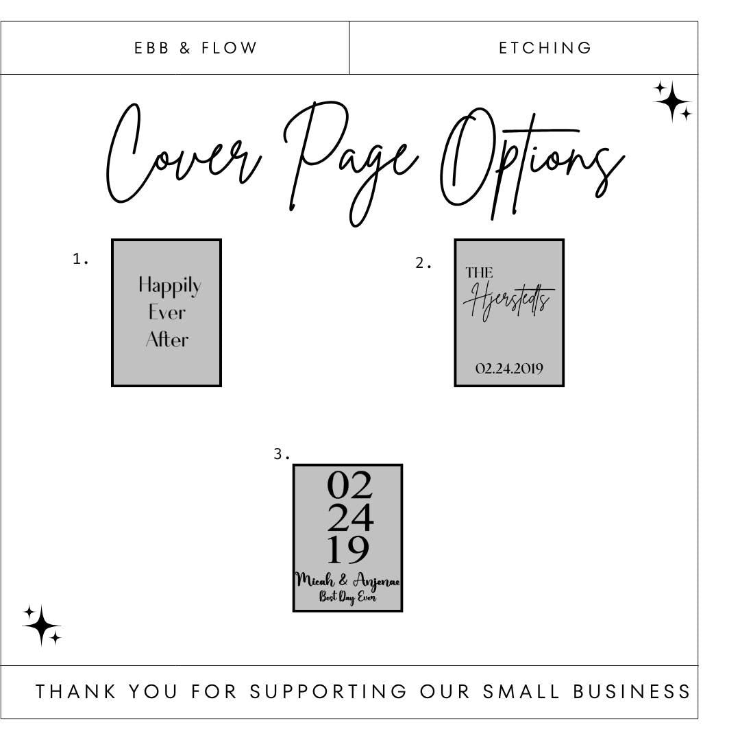Personalized Wooden Wedding Card Holder Book, 5x7 Keepsake Organizer