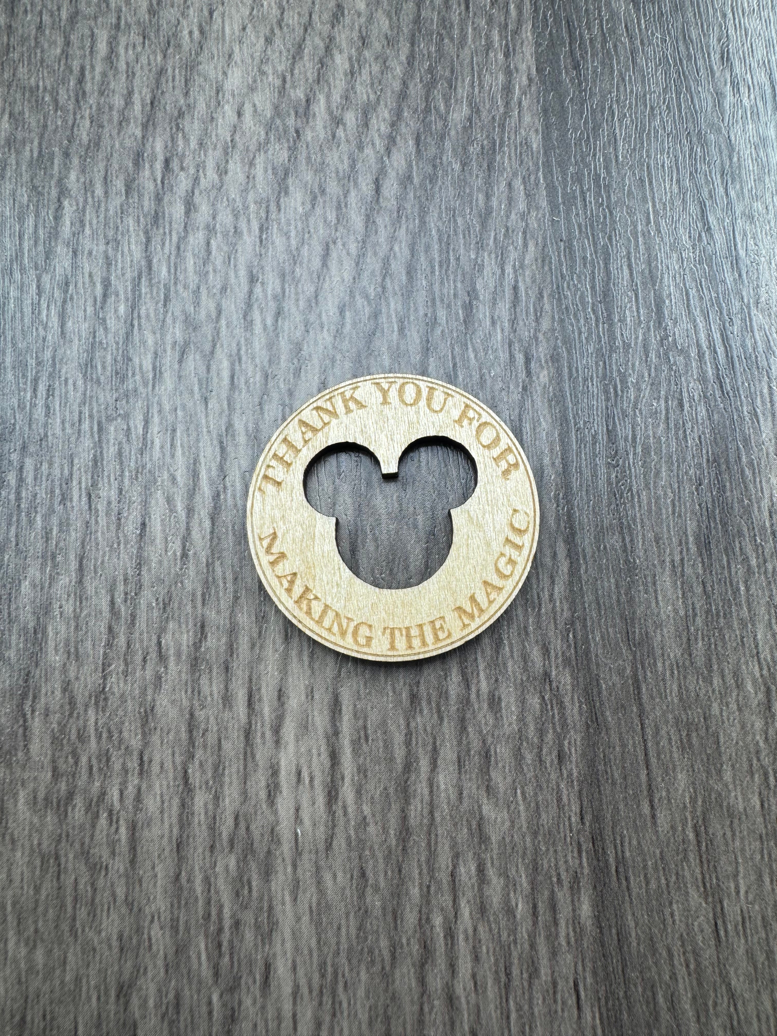 Tokens For Cast Members Appreciation coins