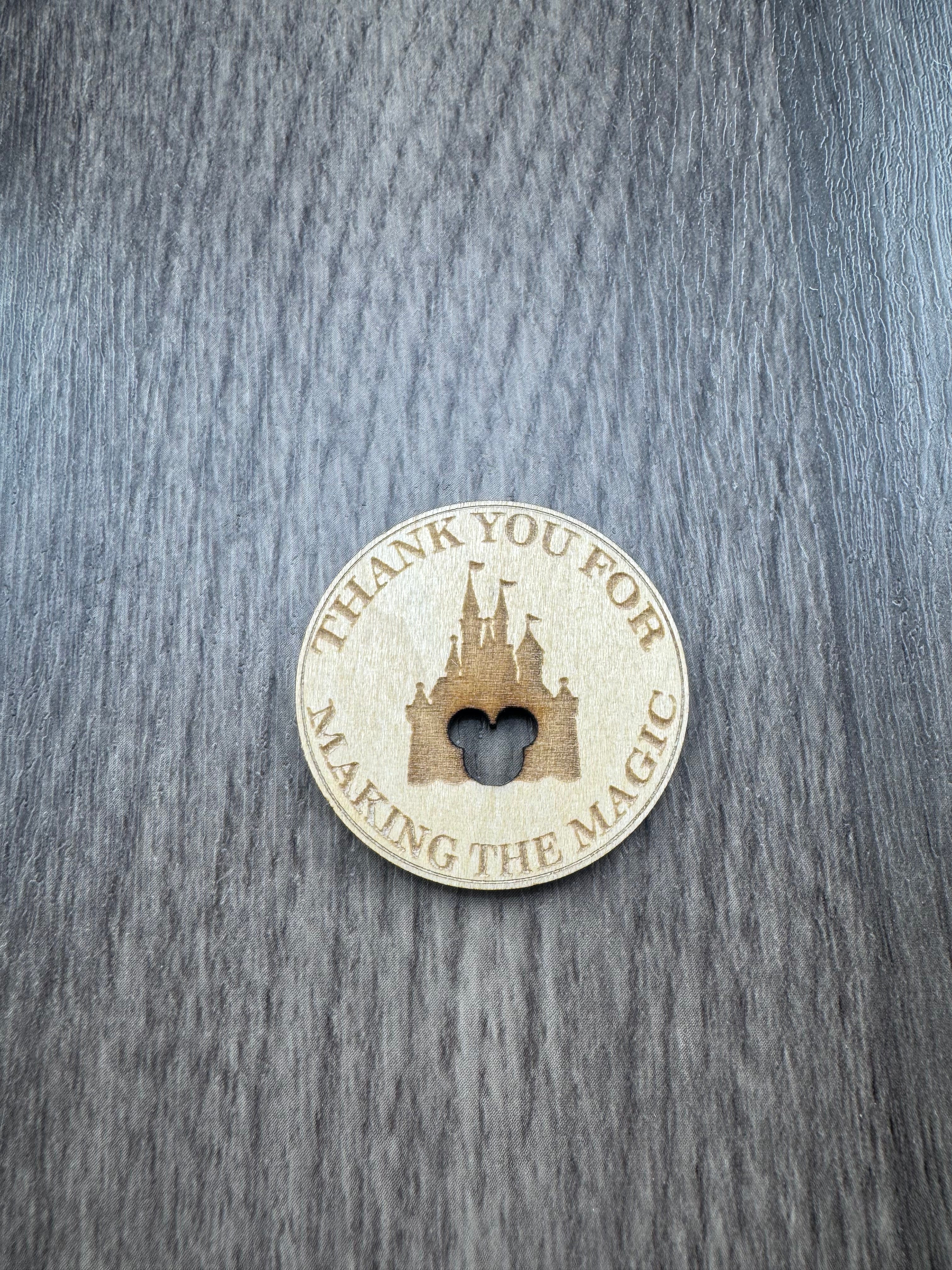 Tokens For Cast Members Appreciation coins