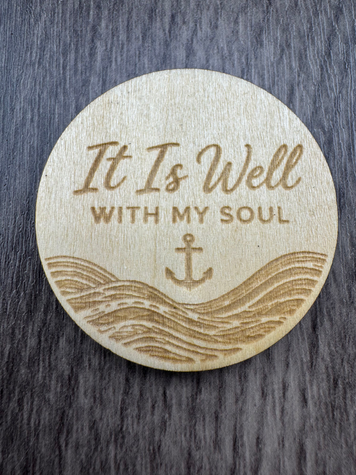 Ebb & Flow Christian Wooden Magnets | Faith-Inspired Coastal Magnets