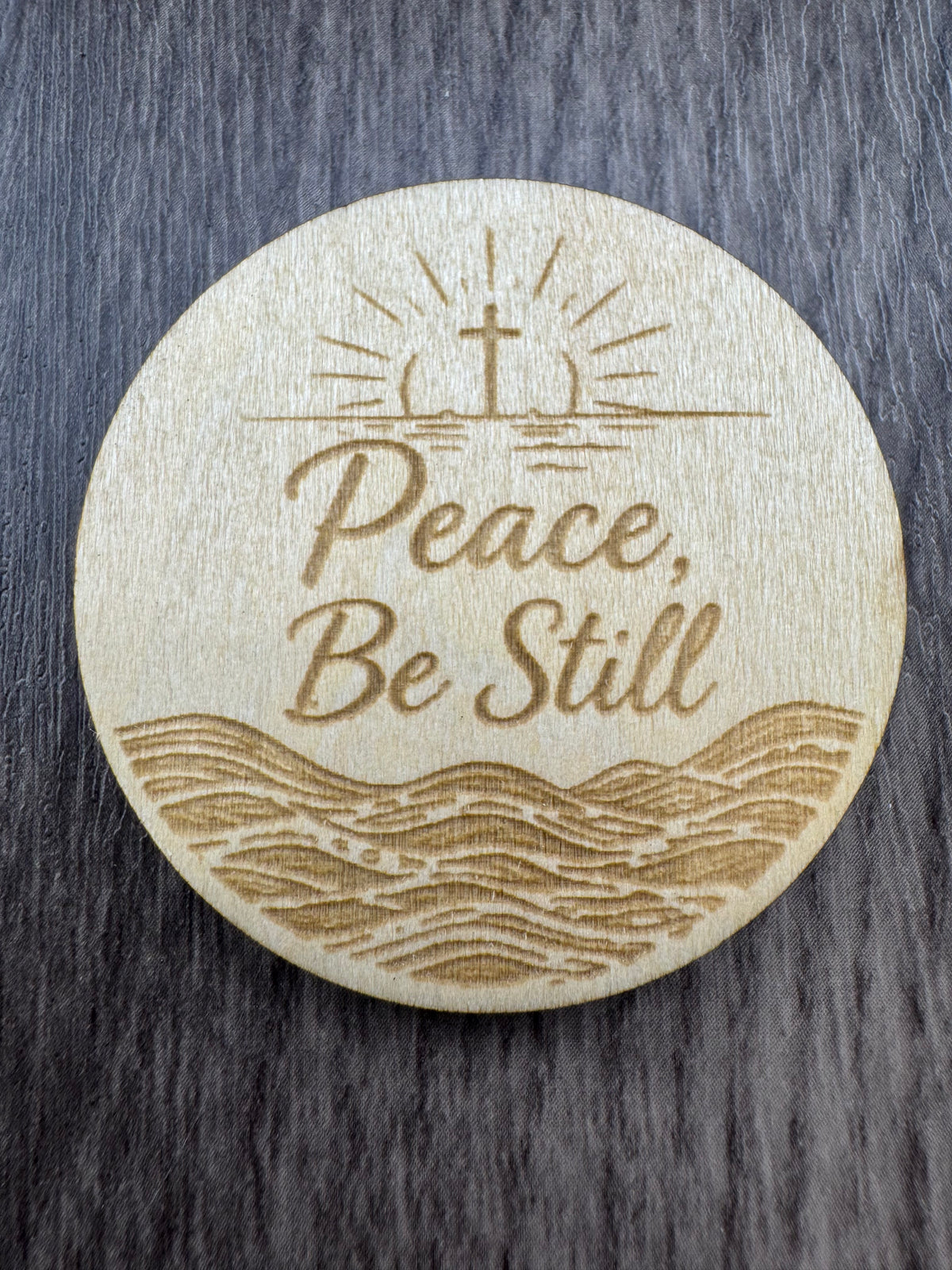 Ebb & Flow Christian Wooden Magnets | Faith-Inspired Coastal Magnets