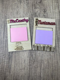 Personalized Post it Note Holder Custom Teacher Gift  Desk Organizer