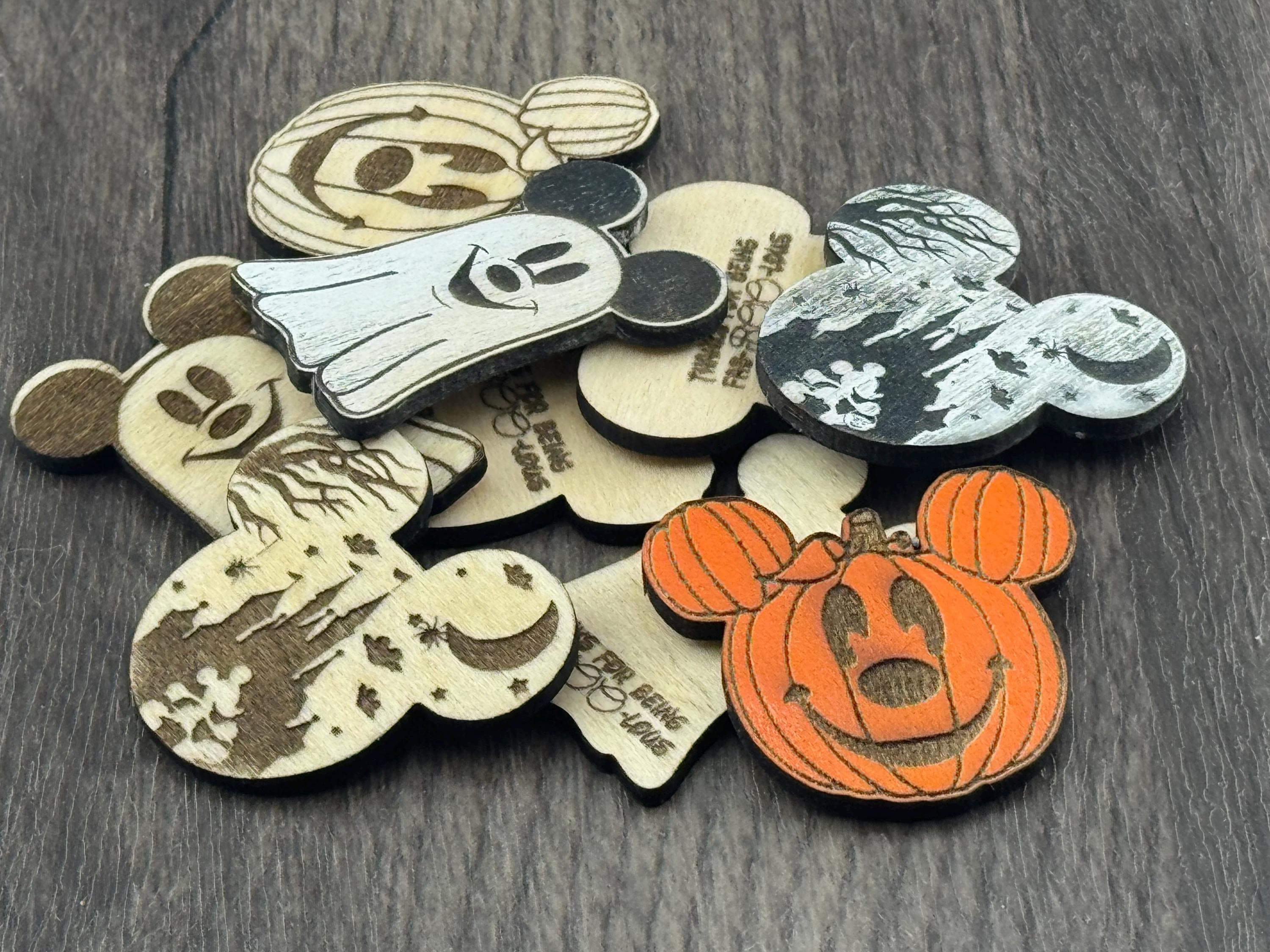 Halloween Cast Member Tokens – Pumpkin Mouse Appreciation Coins, Bass Wood Appreciation Gift