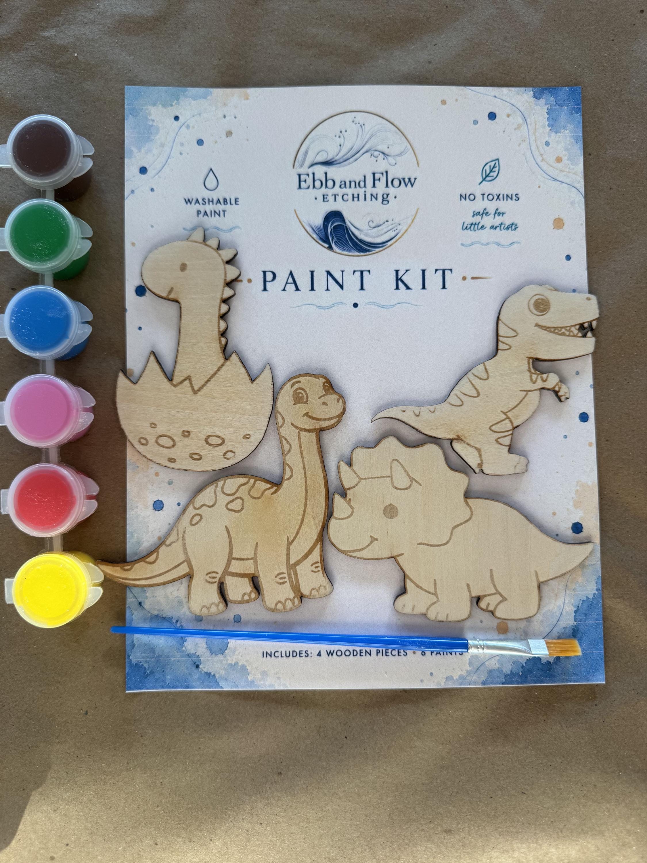 Dinosaur Paint Kit DIY Craft Kit Dinosaur Birthday Party Favor
