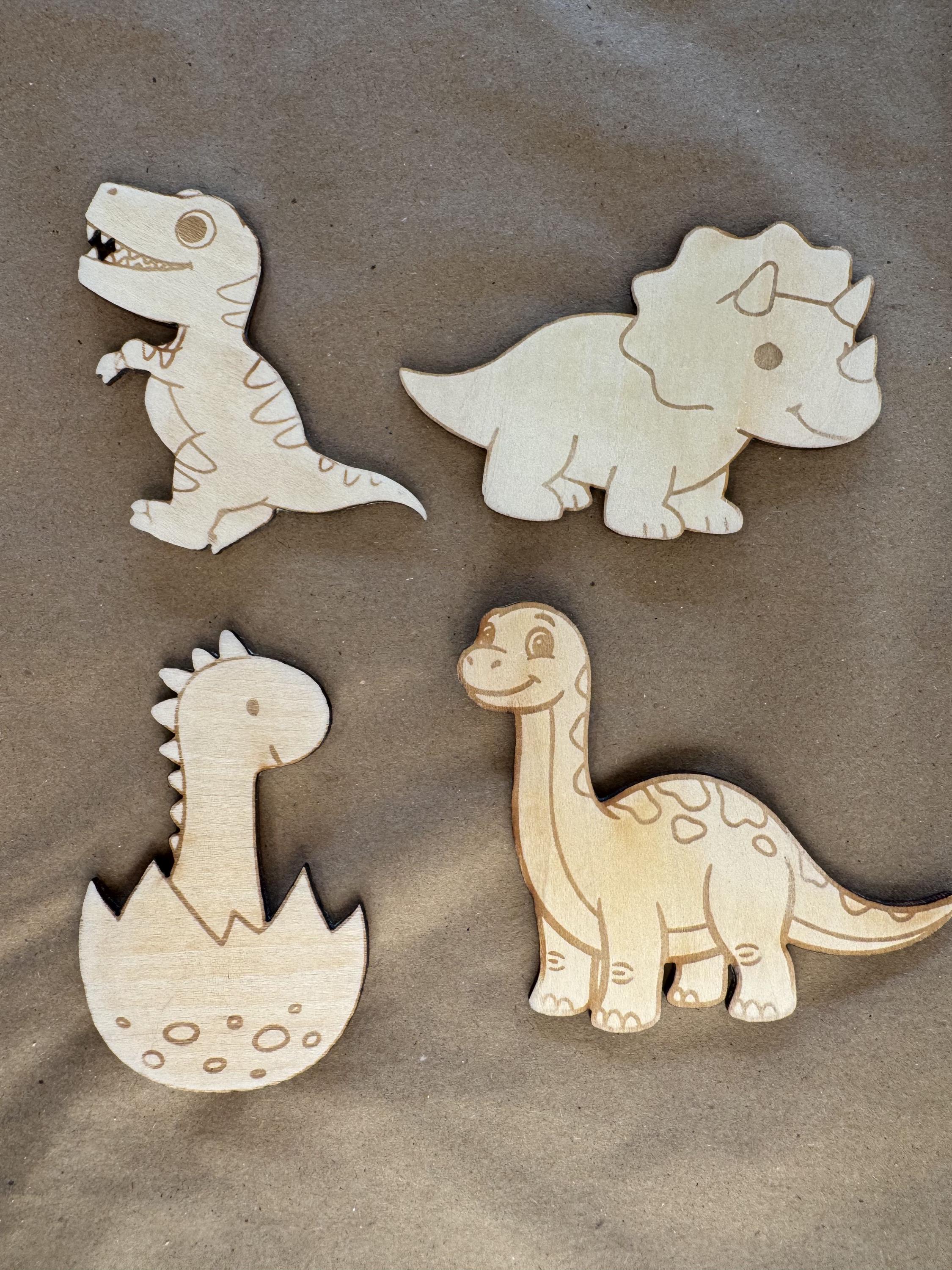 Dinosaur Paint Kit DIY Craft Kit Dinosaur Birthday Party Favor
