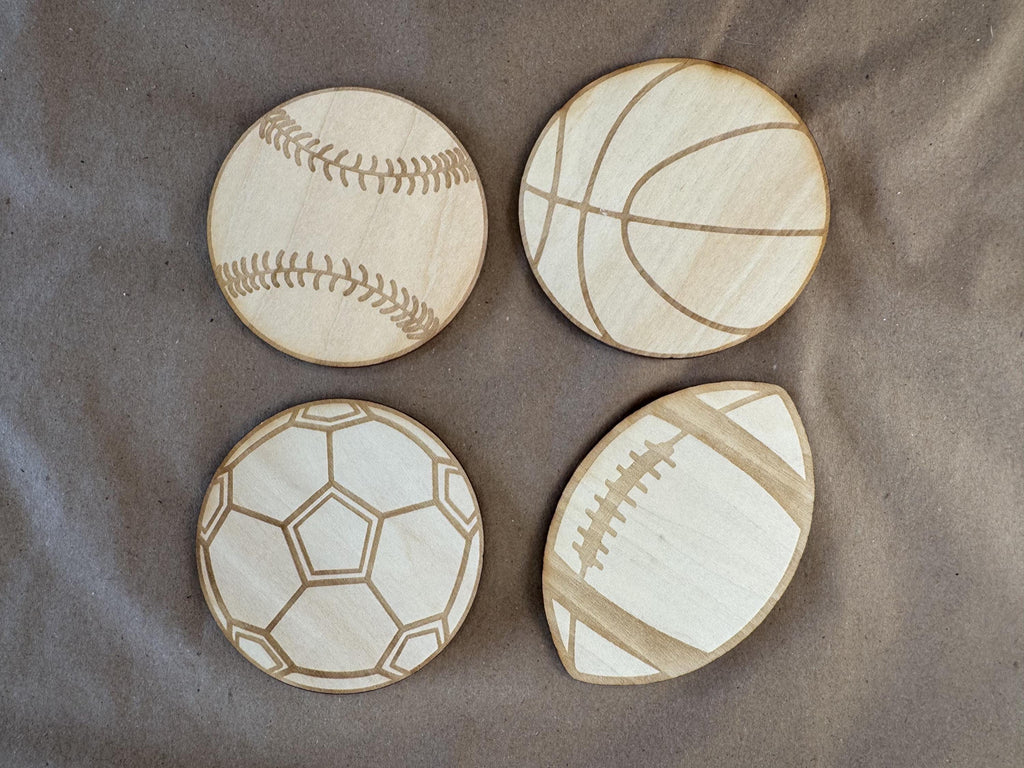 Sports Paint Kits DIY Craft Set Sports Birthday Party Favor