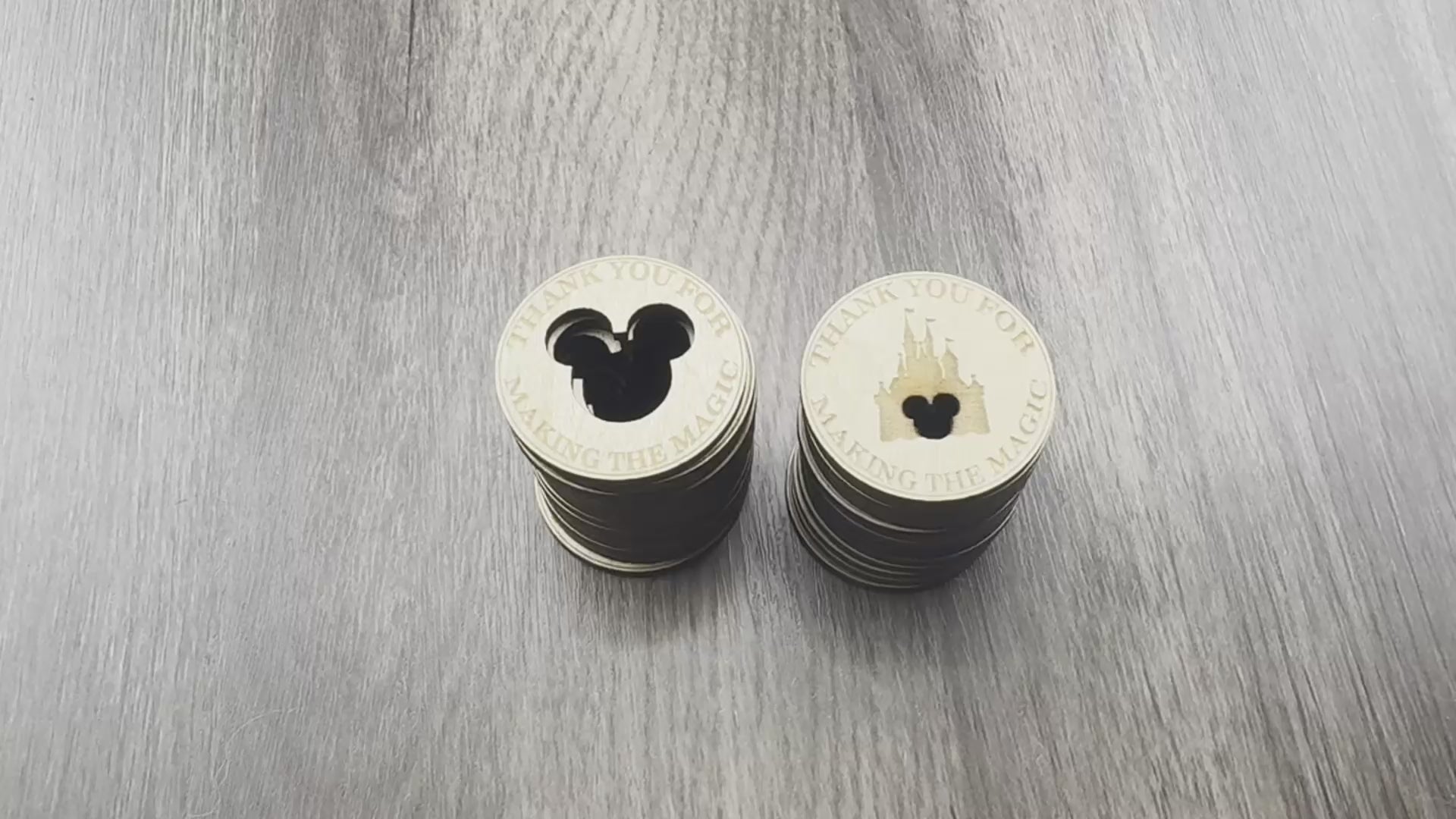 Tokens For Cast Members Appreciation coins